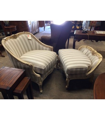 SOLD - Clayton Marcus Chair and Ottoman